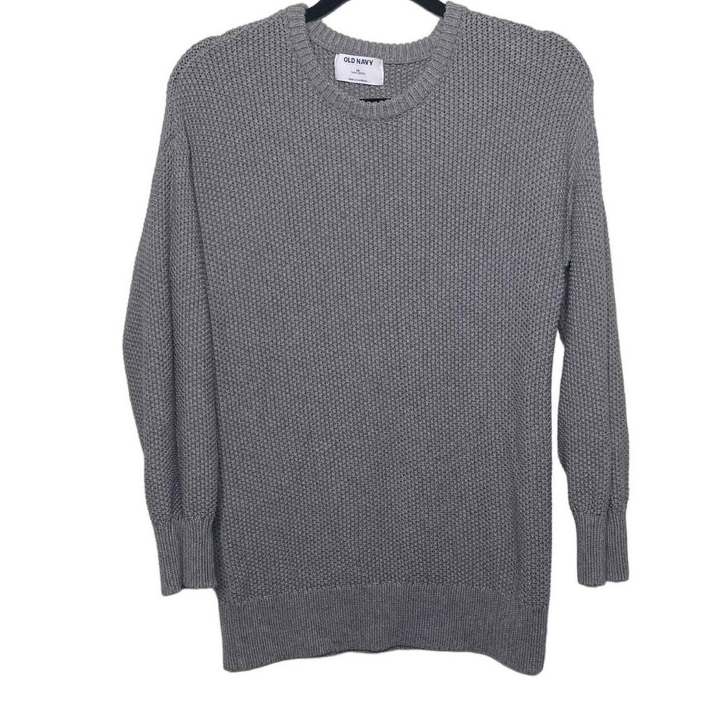 Old Navy chunky grey sweater